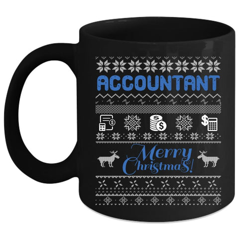 Accountant Coffee Mug, Merry Christmas Coffee Cup