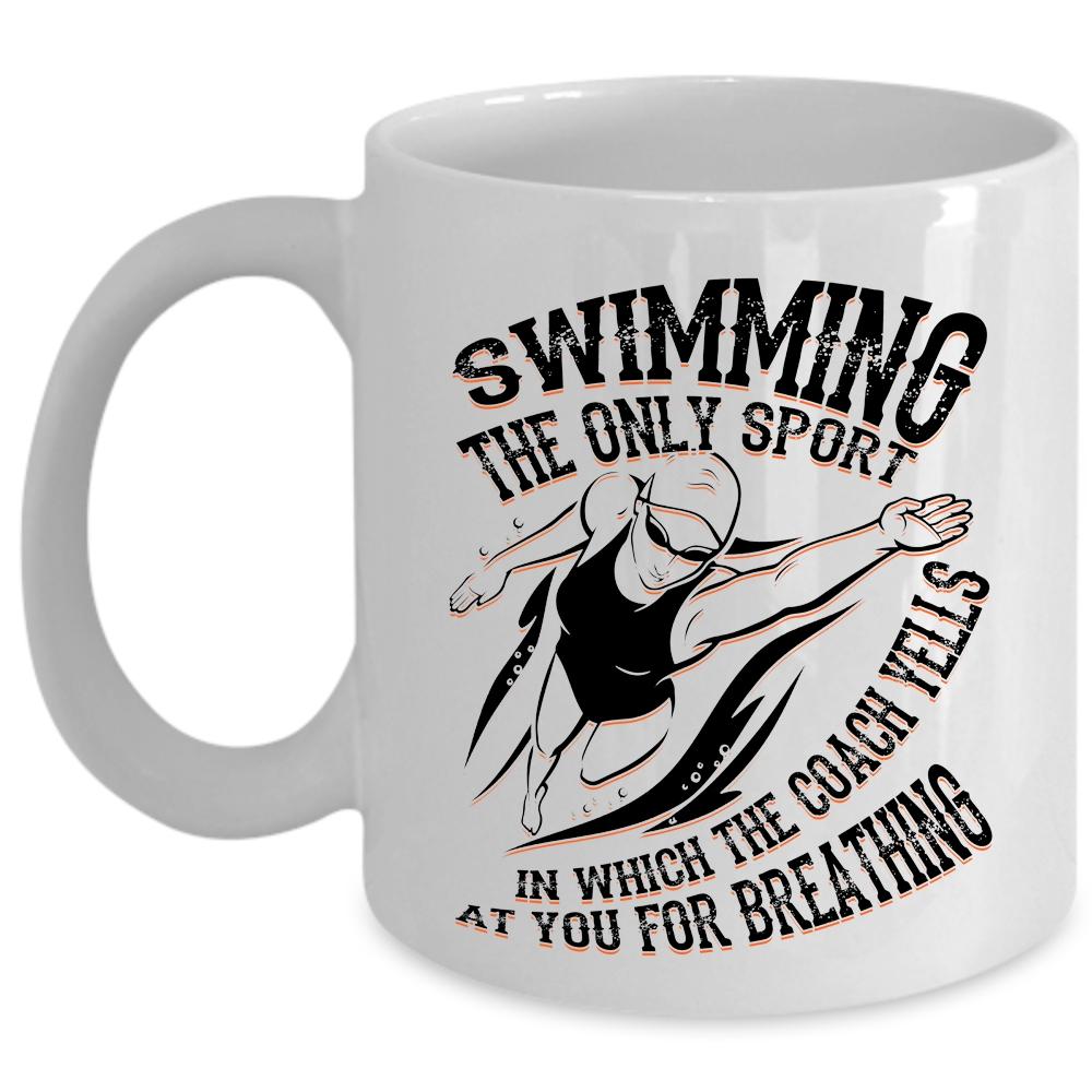 Awesome Gift For Swimmer Coffee Mug, Swimming Cup