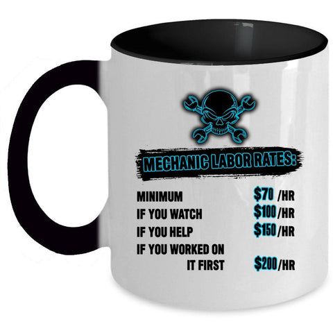 Awesome Mechancis Coffee Mug, Mechanic Labor Rates Accent Mug