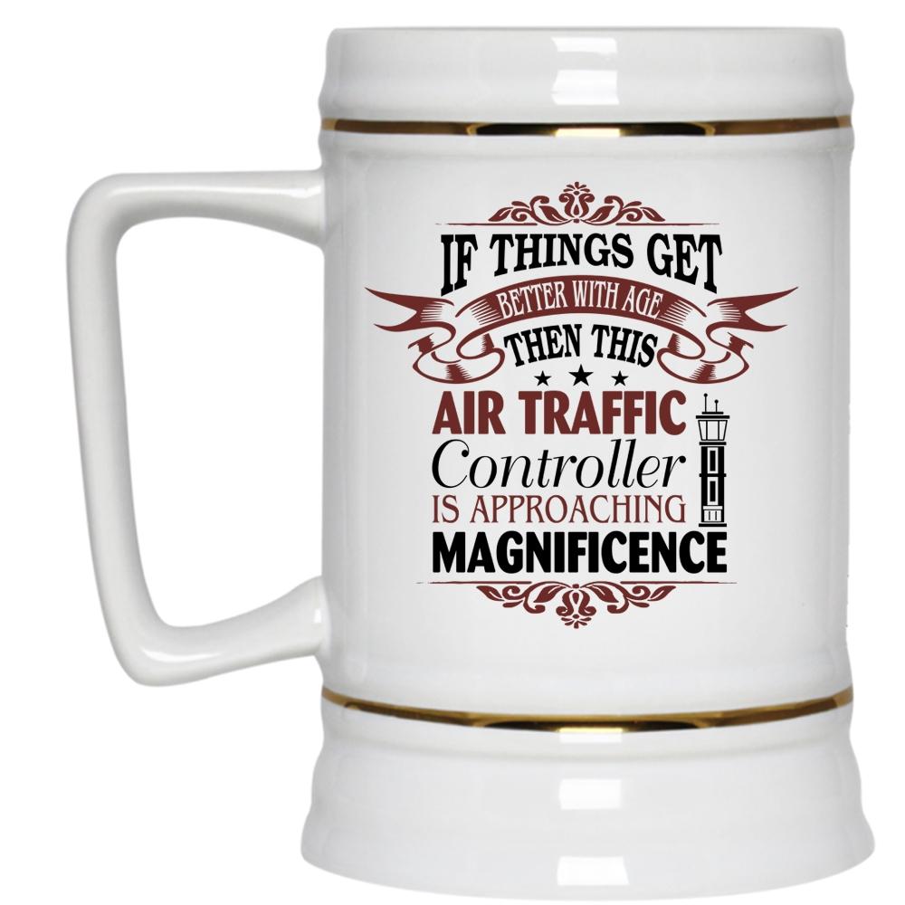 Air Traffic Controller Mug, Cool Air Traffic Controller Cup (Beer Mug)