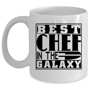 Awesome Gift For Chef Coffee Mug, Best Chef In The Galaxy Cup