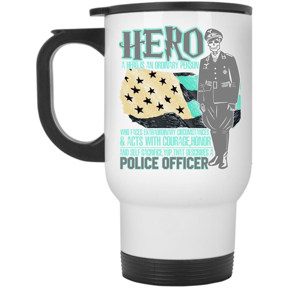 Awesome Gift for Police Officer Travel Mug, Police Officer Mug