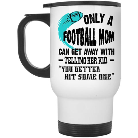 Awesome Football Mom Travel Mug, Football Mom Mug