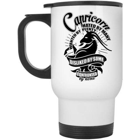 Awesome Capricorn Travel Mug, Capricorn Wanted By Plenty Mug