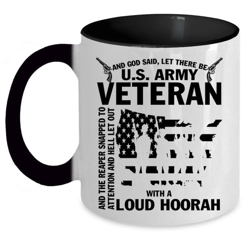 Awesome Army Veteran Coffee Mug, U.s Army Veteran Accent Mug