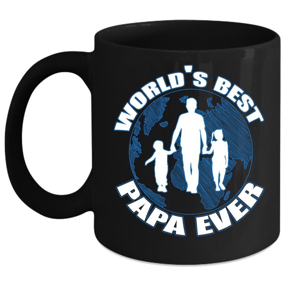 World's Best Papa Ever Coffee Mug, Awesome Papa Coffee Cup