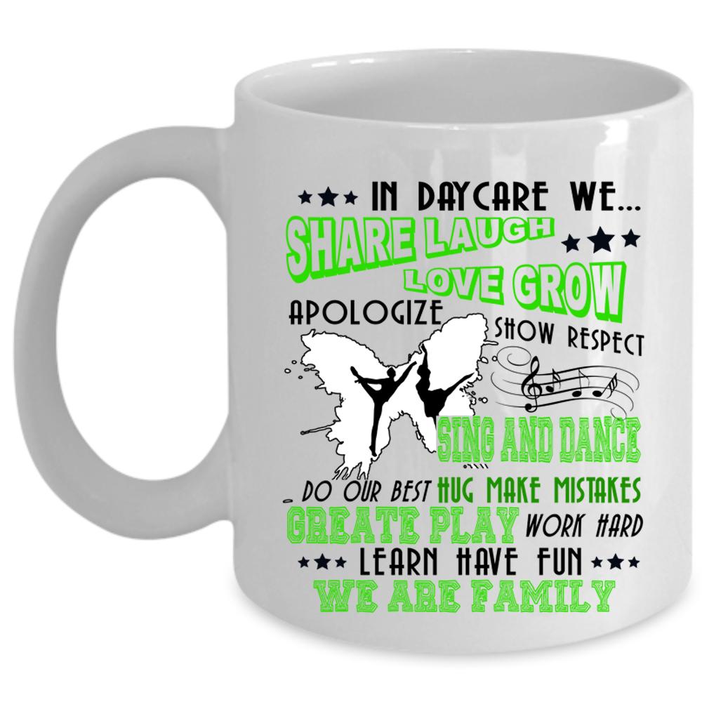 We Are Family Coffee Mug, Sing And Dance Cup