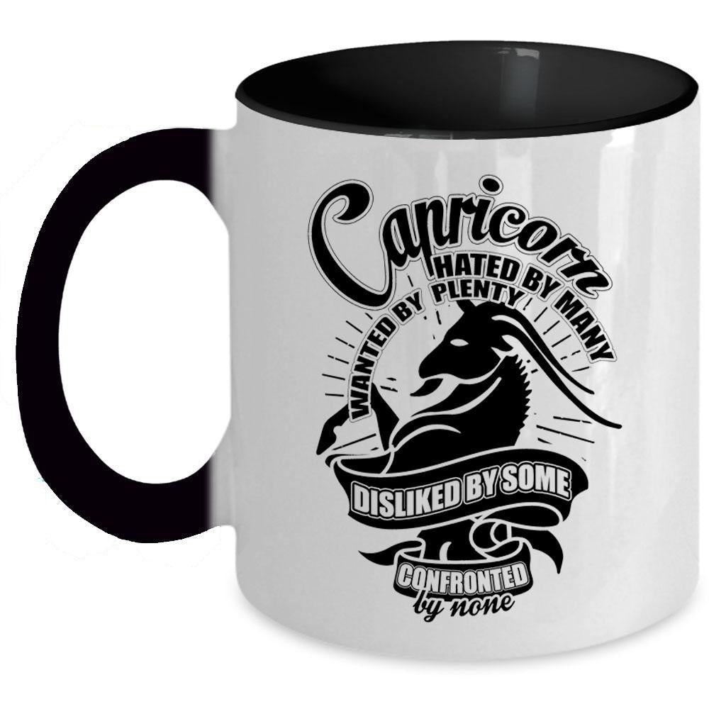 Awesome Capricorn Coffee Mug, Capricorn Wanted By Plenty Accent Mug