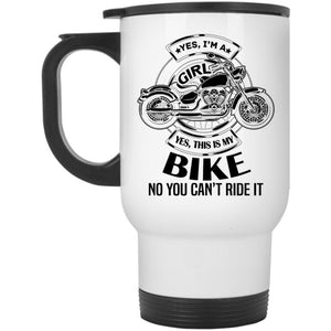 This Is My Bike Travel Mug, I'm A Girl Mug