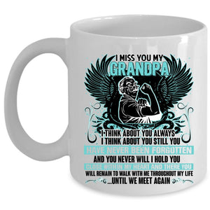 Awesome Grandpa Coffee Mug, I Miss You My Grandpa Cup