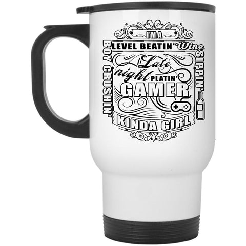 Awesome Girls Travel Mug, I'm A Gamer Kinda Girl Mug