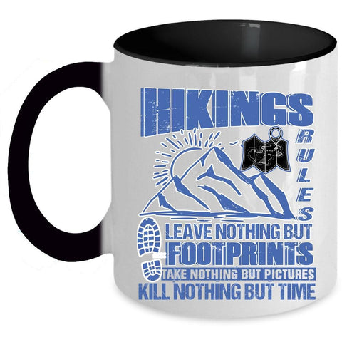 Awesome Gift For Hikers Coffee Mug, Hikings Rules Accent Mug