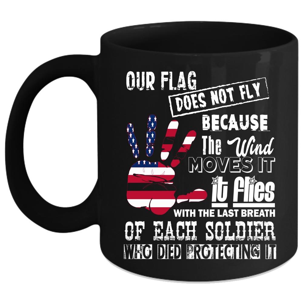 American Flag Coffee Mug, Cool Gift For Soldier Coffee Cup