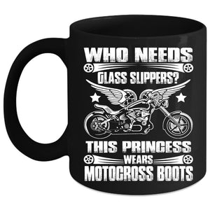 This Princess Wears Motocross Boots Coffee Mug, Awesome Motorcycles Coffee Cup