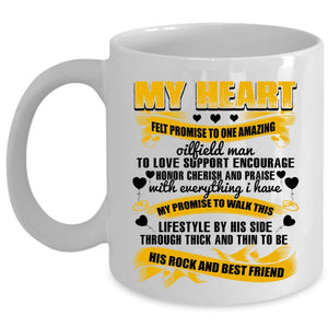 To Be His Best Friend Coffee Mug, I Love Oilfield Man Cup