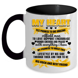 To Be His Best Friend Coffee Mug, I Love Oilfield Man Accent Mug