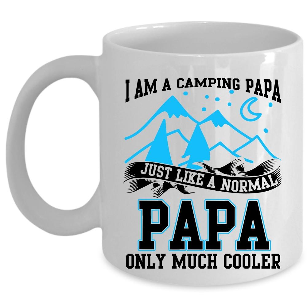 Awesome Camping Papa Coffee Mug, I Am A Camping Papa Cup