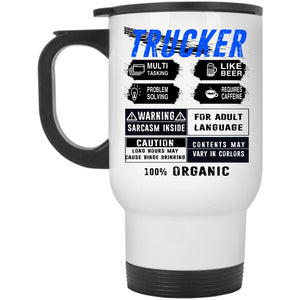 Awesome Gift For Trucker Travel Mug, Trucker Mug