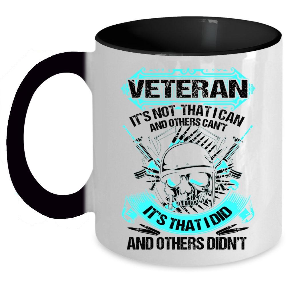 Awesome Gift For Grandpa Coffee Mug, Veteran Accent Mug