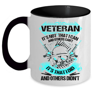 Awesome Gift For Grandpa Coffee Mug, Veteran Accent Mug