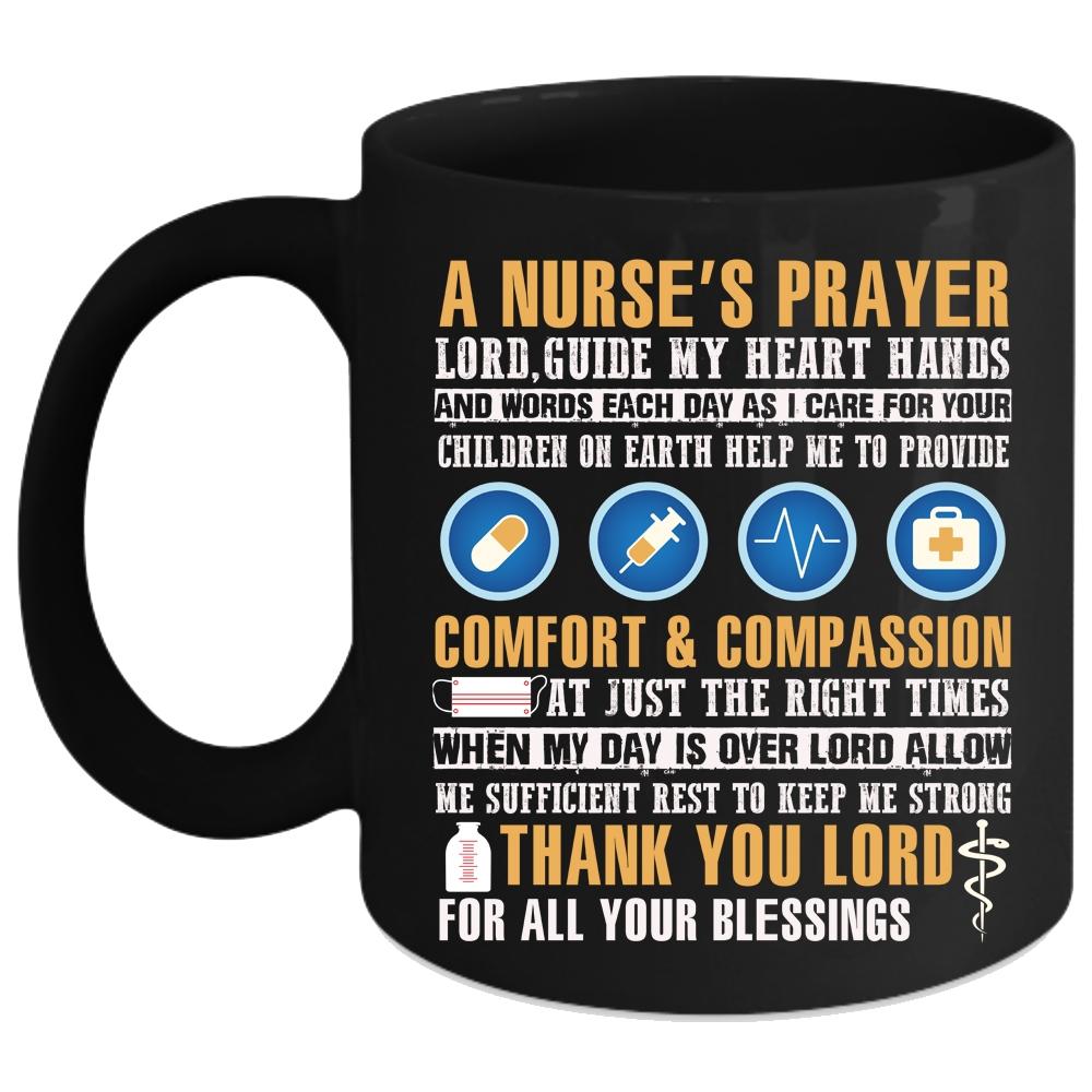 A Nurse's Prayer Coffee Mug, Cool Nurse's Prayer Coffee Cup