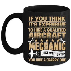 Aircraft Mechanic Coffee Mug, Cute Aircraft Mechanics Coffee Cup