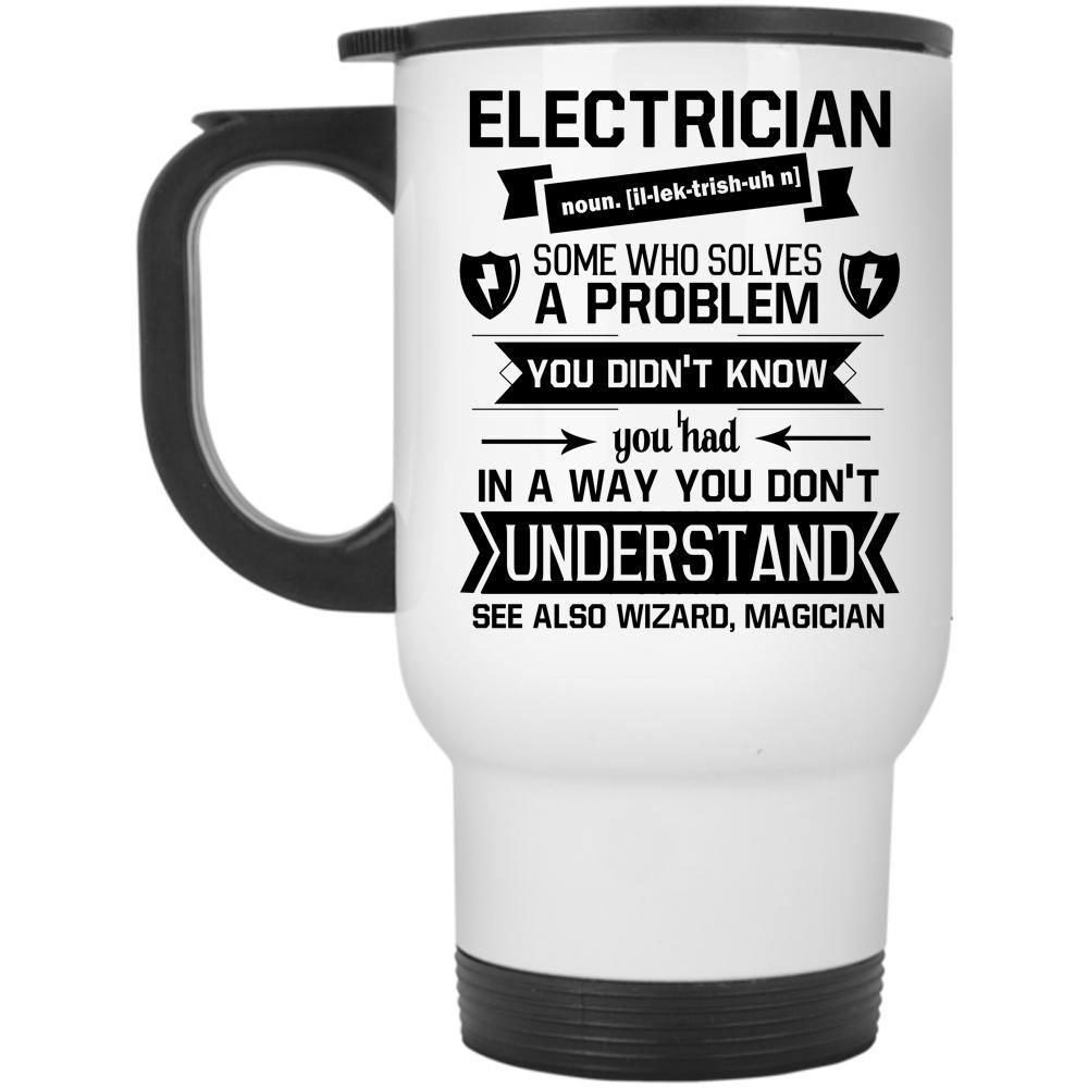 Awesome Gift For Husband Travel Mug, Electrician Mug