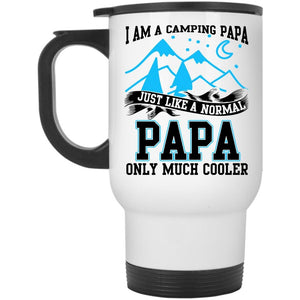 Awesome Camping Papa Travel Mug, I Am A Camping Papa Mug