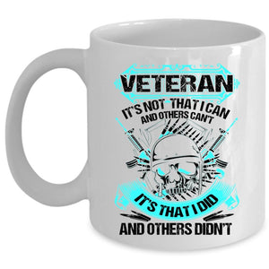 Awesome Gift For Grandpa Coffee Mug, Veteran Cup