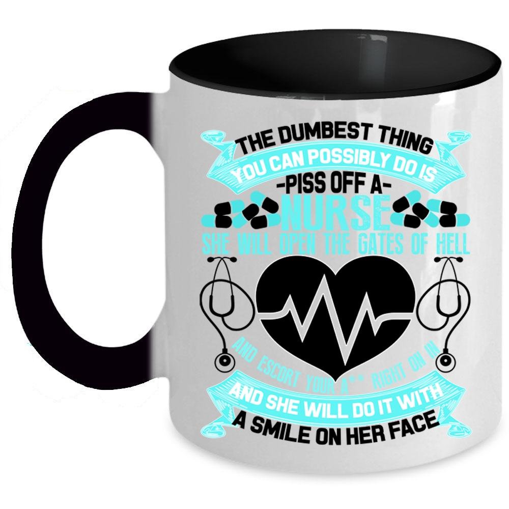 Awesome Gift For Nurse Coffee Mug, Funny Nurses Accent Mug