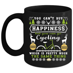 You Can Go Cycling Coffee Mug, Cycling Make Me Happy Coffee Cup