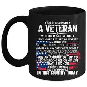 What Is A Veteran Coffee Mug, I Love My Veteran Coffee Cup