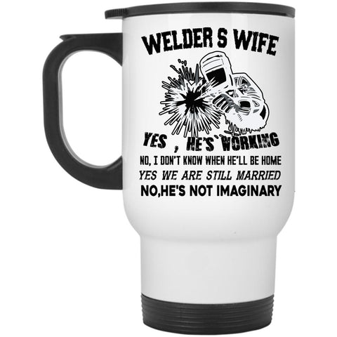 Awesome Gift For My Wife Travel Mug, Welder's Wife Mug