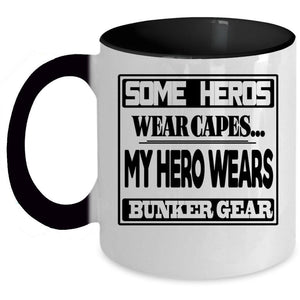 Awesome Firefighters Coffee Mug, Bunker Gear Accent Mug