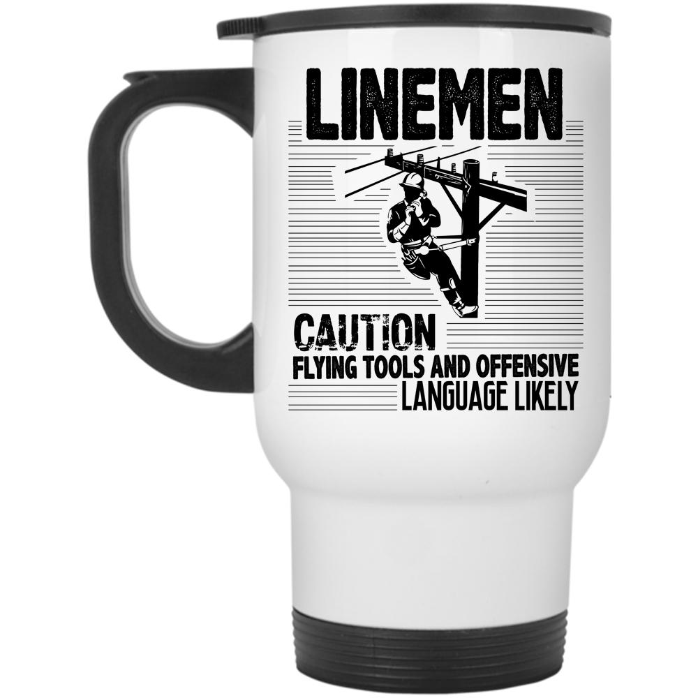 Awesome Gift For Lineman Travel Mug, Linemen Mug