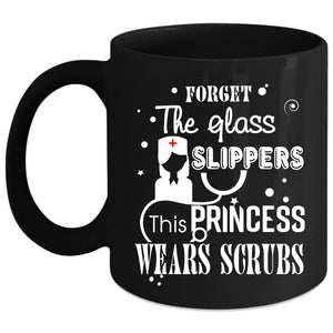 This Princess Wears Scrubs Coffee Mug, Gift For My Daughter Coffee Cup