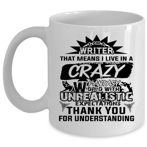 Awesome Gift For Writer Coffee Mug, I Am A Writer Cup