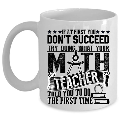 Awesome Math Teachers Coffee Mug, Math Teacher Cup