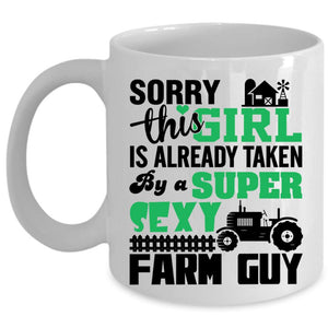 Wedding Coffee Mug, This Girl Is Already Taken By A Farm Guy Cup