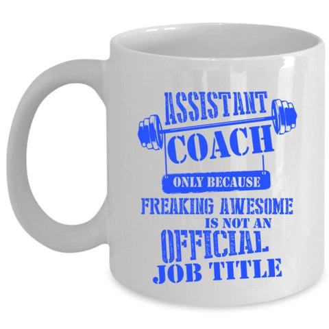 Awesome Assistant Coach Coffee Mug, Assistant Coach Cup