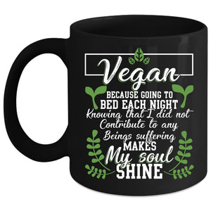 Vegan Coffee Mug, Cute Gift For Vegan Coffee Cup