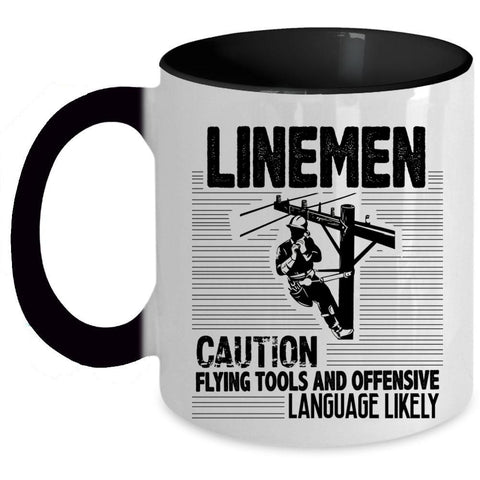 Awesome Gift For Lineman Coffee Mug, Linemen Accent Mug