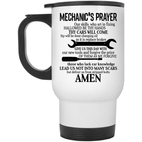 Awesome Mechanics Travel Mug, Mechanic's Prayer Mug