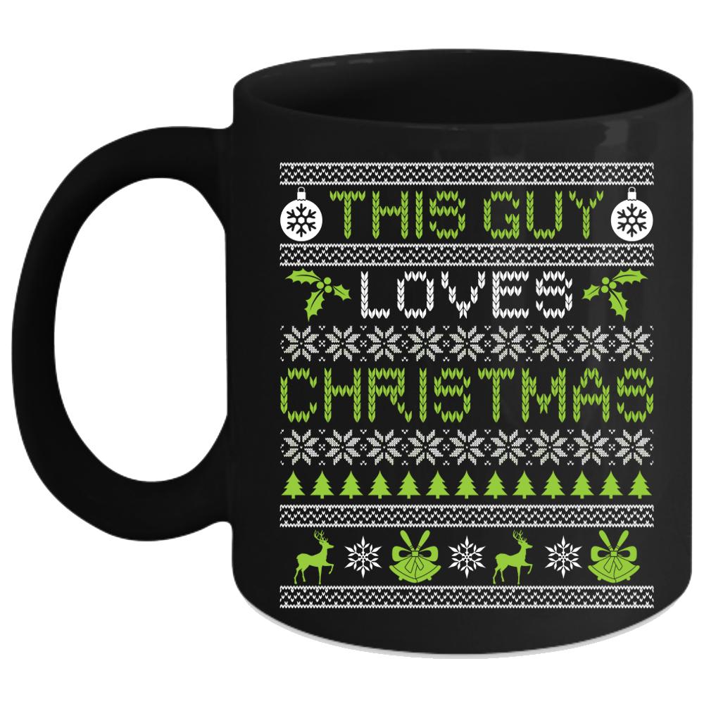 This Guy Loves Christmas Coffee Mug, Cute Christmas For Son Coffee Cup