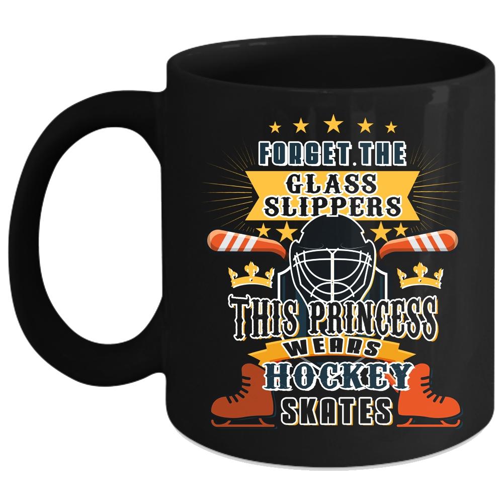 This Princess Wears Hockey Skates Coffee Mug, Cool Sport Coffee Cup