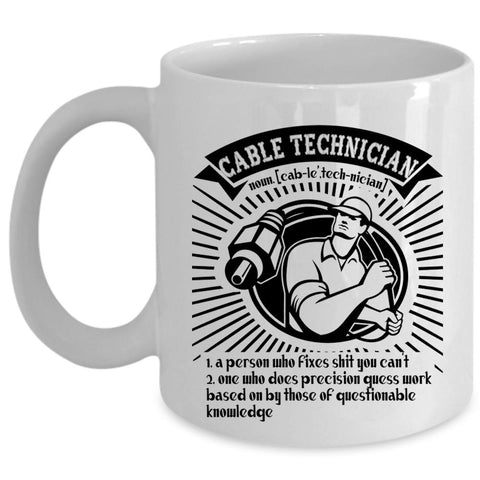 Awesome Cable Technicians Coffee Mug, Cable Technician Cup