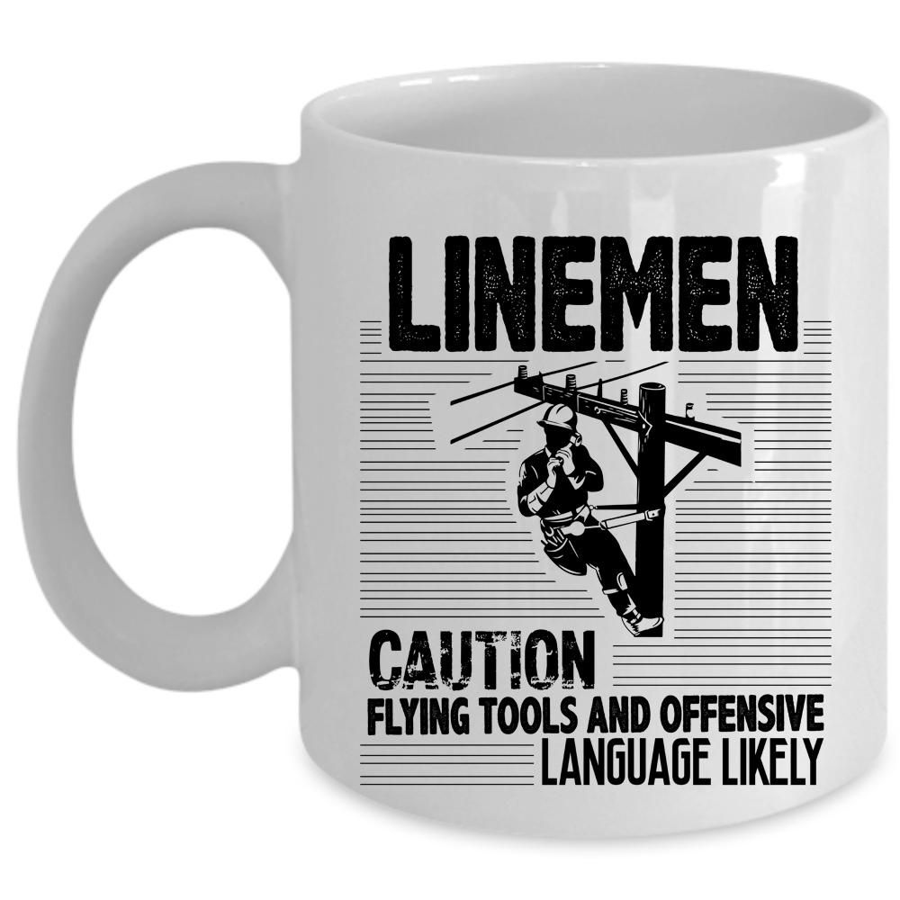 Awesome Lineman Coffee Mug, Linemen Cup