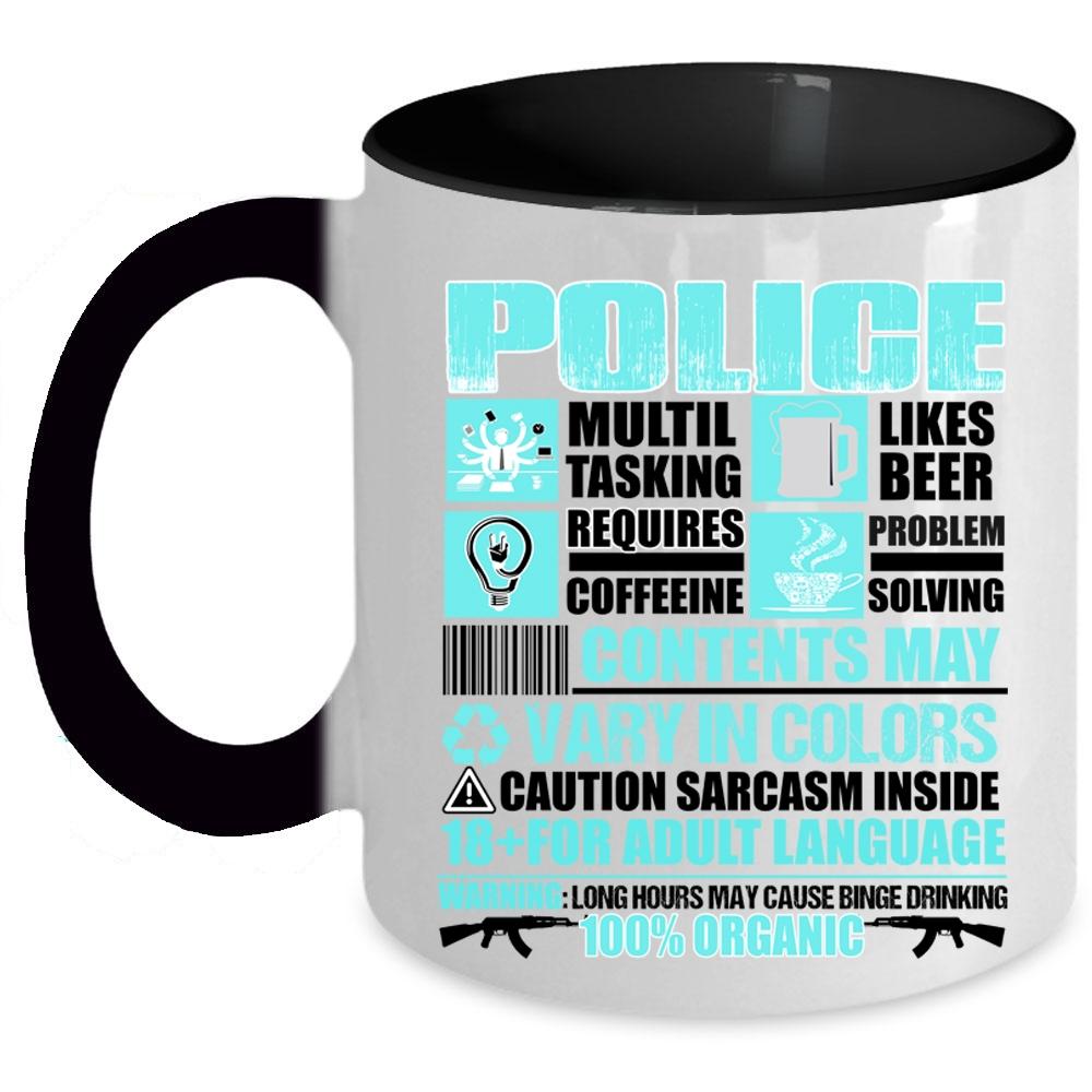 Awesome Gift For Policemans Coffee Mug, Police Accent Mug