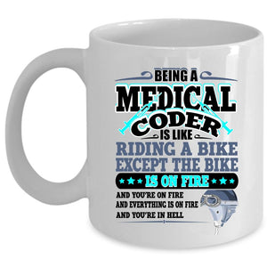 Awesome Medical Coder Coffee Mug, Being A Medical Coder Cup