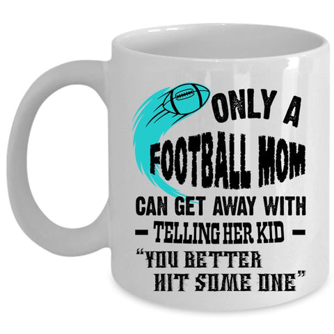 Awesome Football Mom Coffee Mug, Football Mom Cup